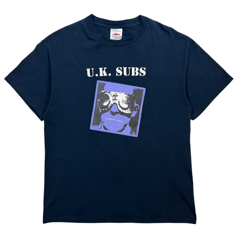 Vintage U.K. Subs Another Kind Of Blues Tee Navy Blue