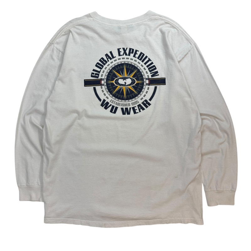 Vintage Wu Tang Wu Wear Nautica Style Longsleeve White