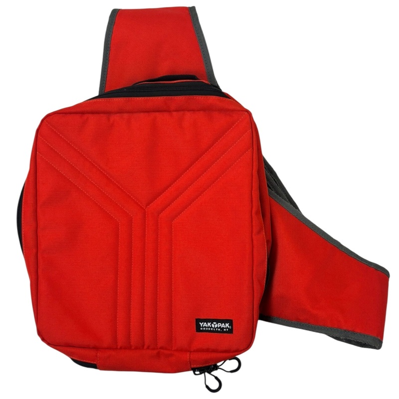 Yak Pak Crossbody Messenger Bag Orange
