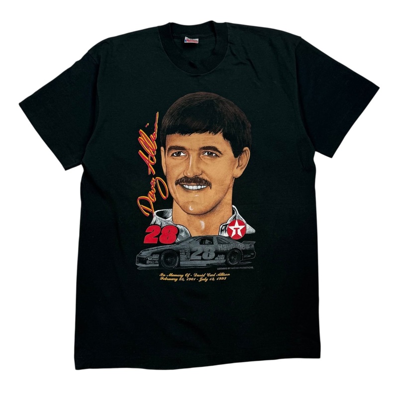 1993 In Memory Of David Allison Racing Tee Black