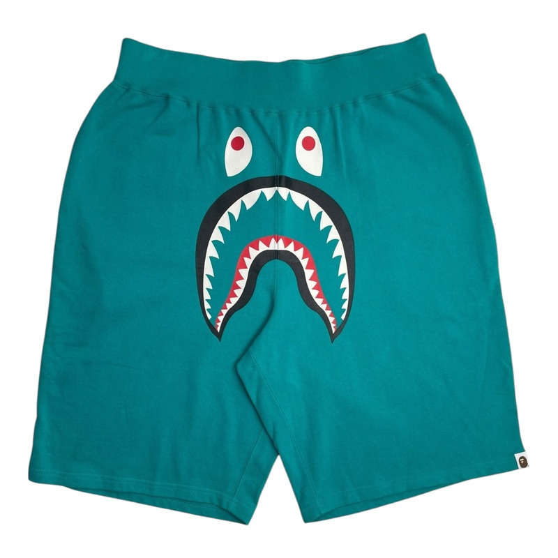 Bape Shark Sweatshort Teal|XXL