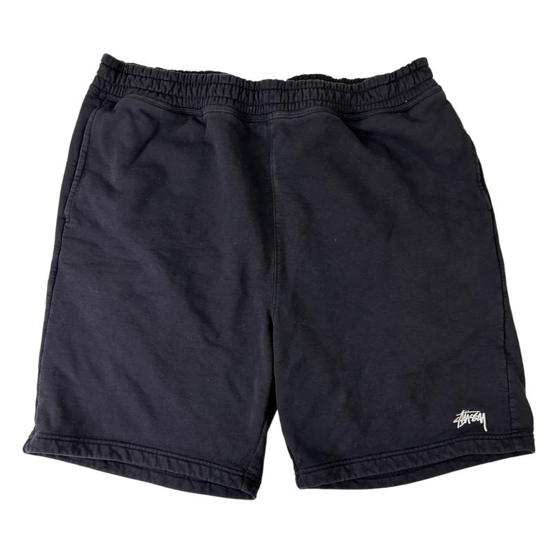 Stussy Stock Logo Shorts Black