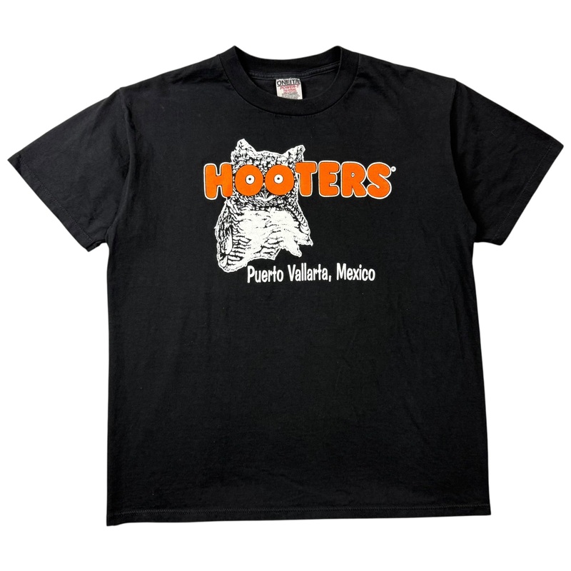 Vintage Hooters Puerto Vallarta Tee Black