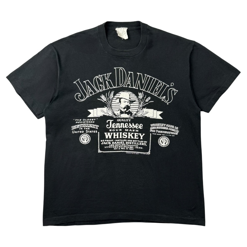 Vintage Jack Daniels Whiskey Tee Black