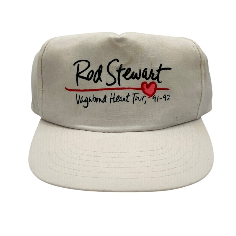 1991 Rod Stewart Vegabond Tour Hat White