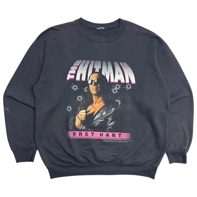 1998 Bret The Hitman Hart Bullet Crewneck