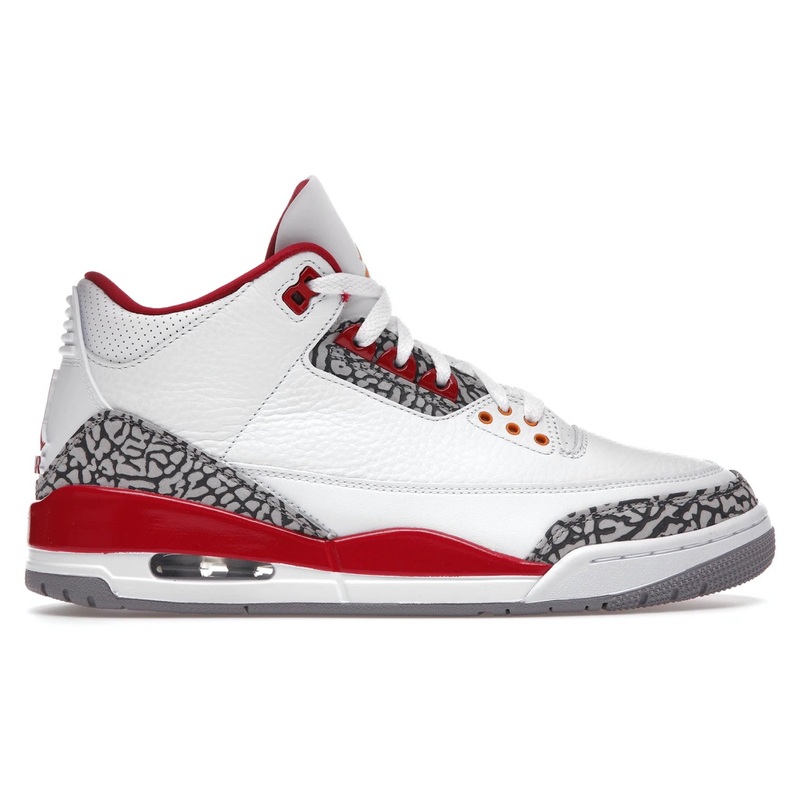 Jordan 3 Cardinal Red|4Y|4.5Y|5.5Y|6Y|10|10.5|11|12