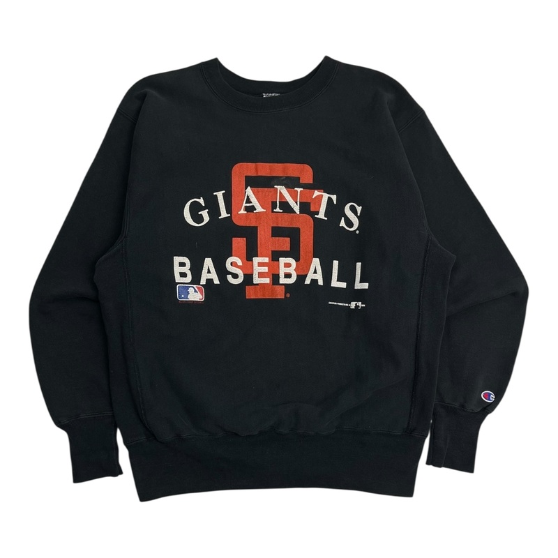 Vintage Champion San Francisco Giants Crewneck Black