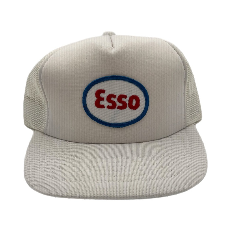 Vintage Esso Corduroy Trucker Hat
