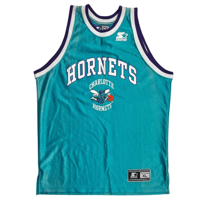 Vintage Starter Charlotte Hornets Jersey