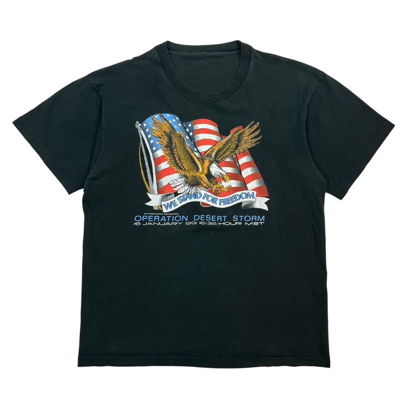 1991 Operation Desert Storm Tee Black
