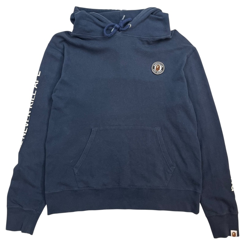 Bape Busy Works Hoodie Navy Blue