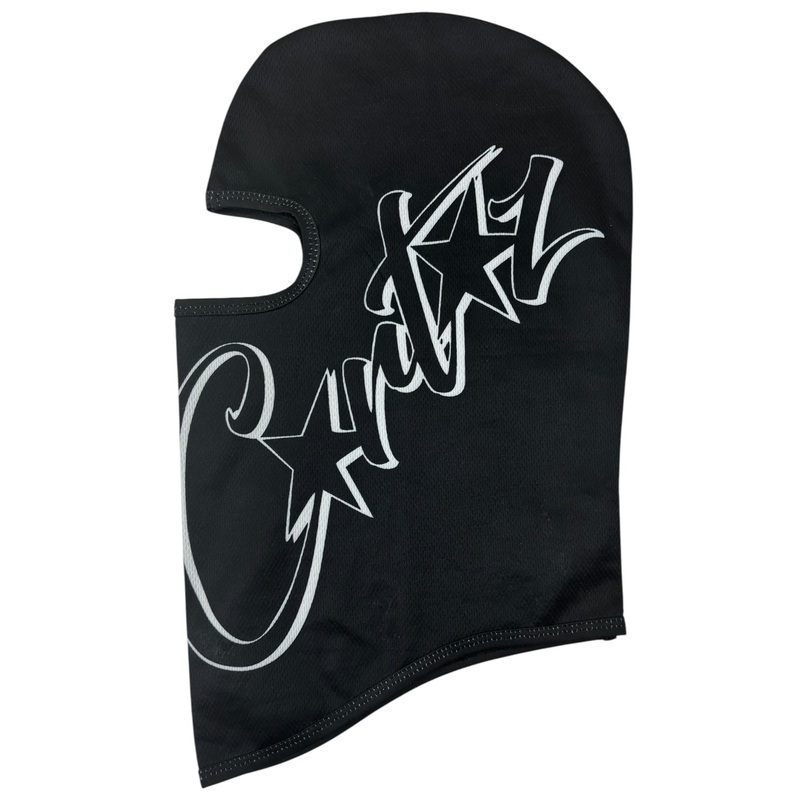 Corteiz SS22 4Starz Liteweight Ski Mask Black