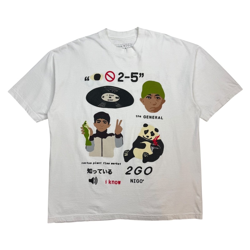 CPFM X Nigo I Know Nigo Tee White