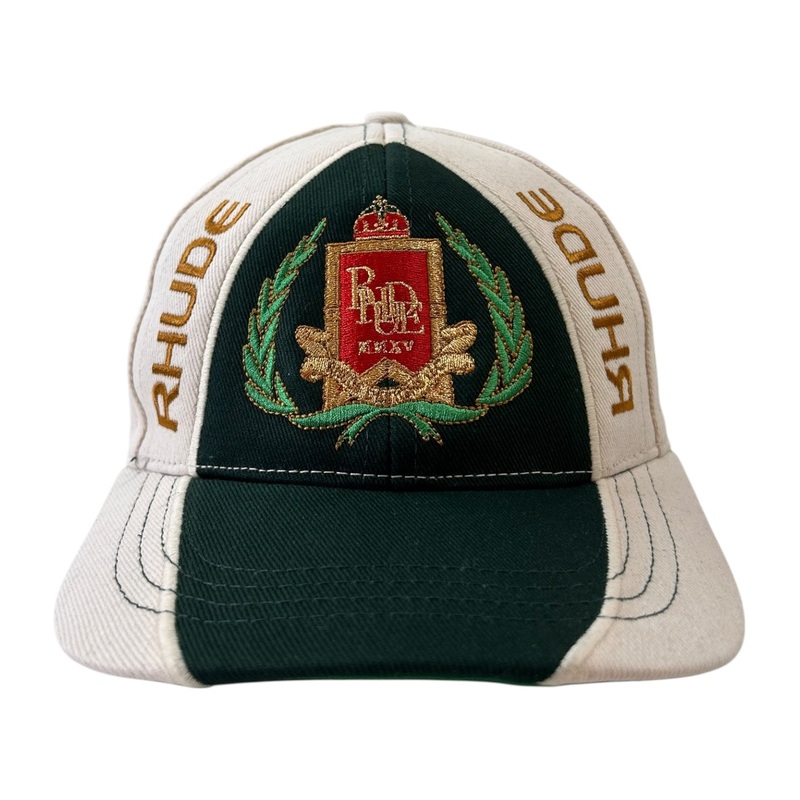 Rhude Racing Crest Hat Green|O/S
