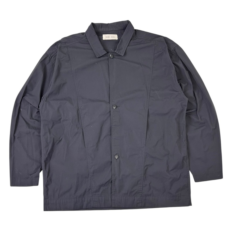 Trs Bien Long Sleeve Button Up Shirt Navy