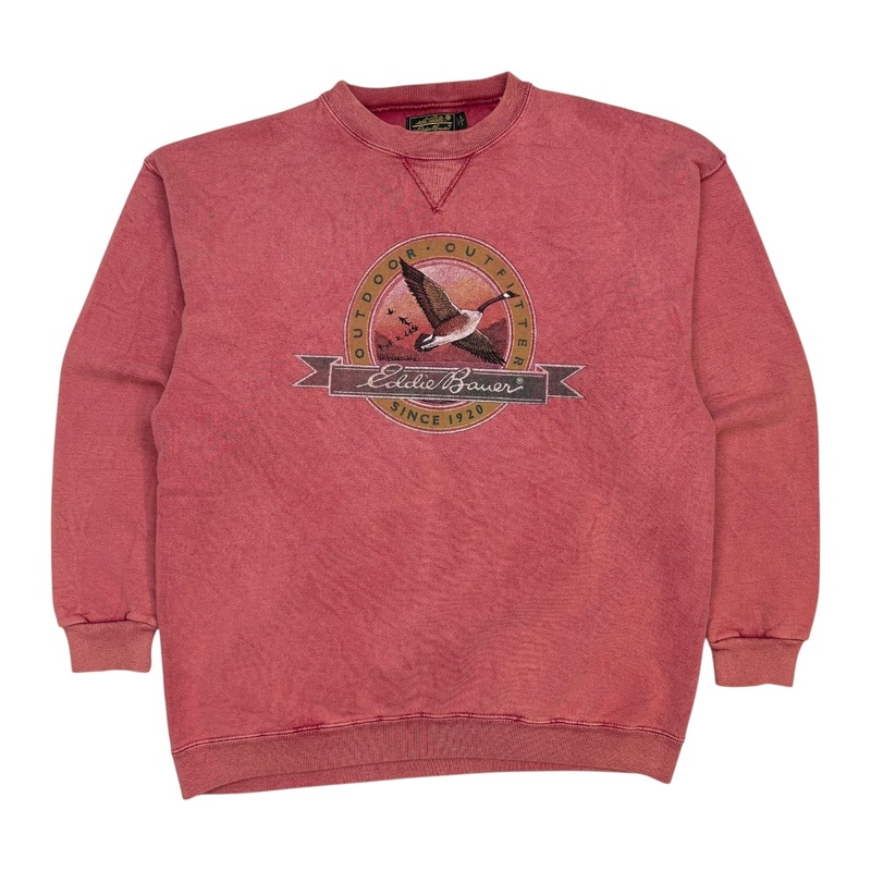 Vintage Eddie Bauer Crewneck Sweater Salmon