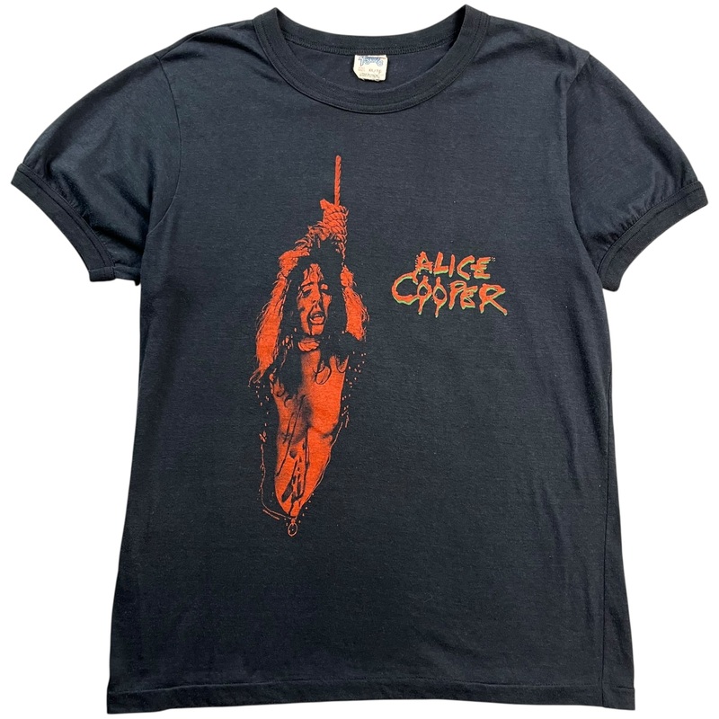 1987 Alice Cooper The Nightmare Returns Tour Tee Black