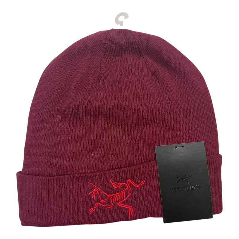 Arcteryx Embroidered Bird Toque Maroon