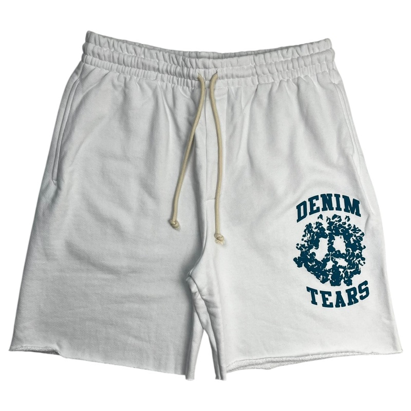 Denim Tears Denim University Sweat Shorts White