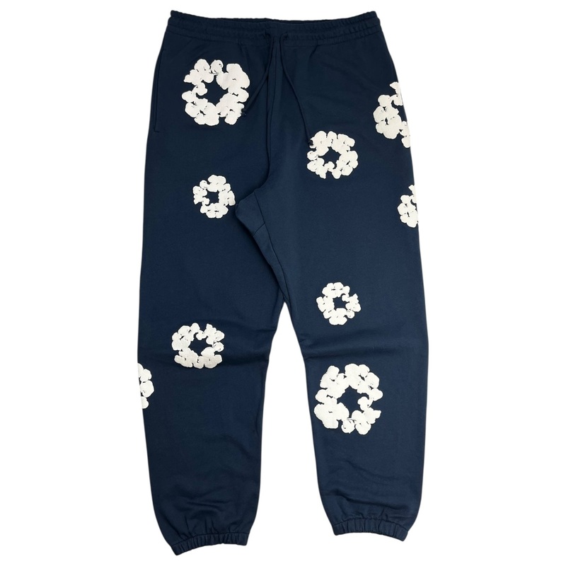 Denim Tears The Cotton Wreath Sweatpants Navy