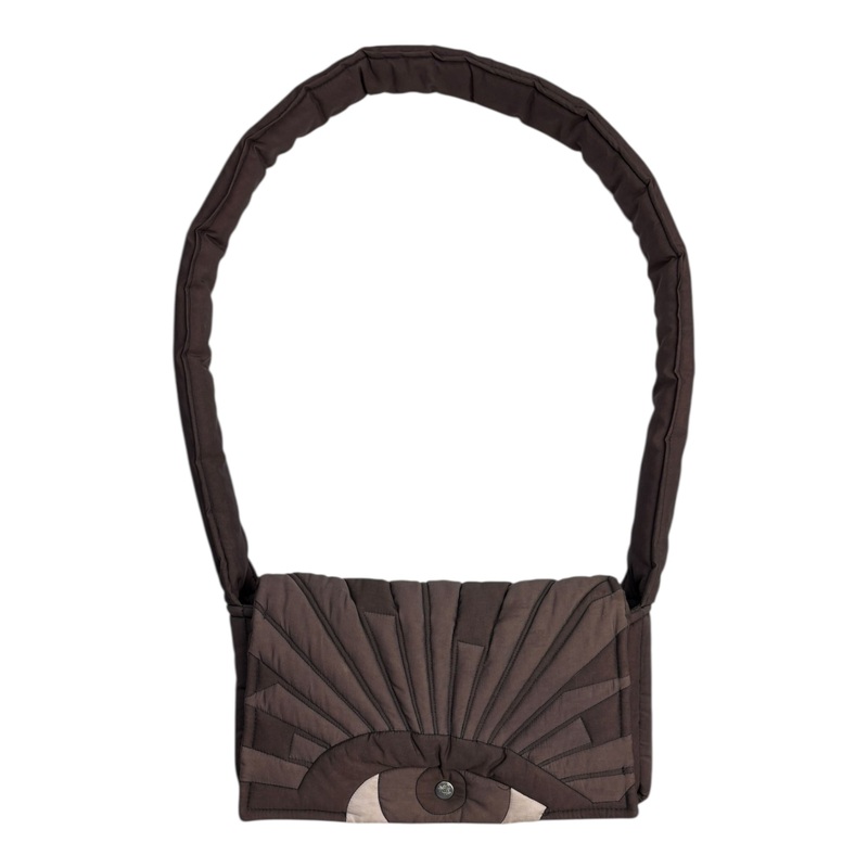 House of Errors All Seeing Eye Crossbody Bag Brown