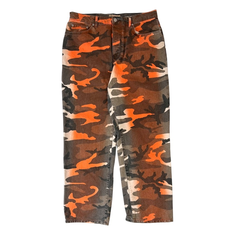 Stussy Big Ol Jeans Orange Camo