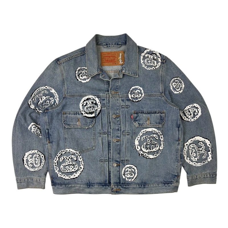 Stussy X Denim Tears Denim Jacket Light Wash