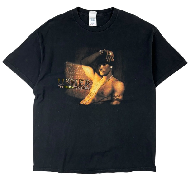 Vintage 2004 Usher The Truth Tour T-Shirt Black