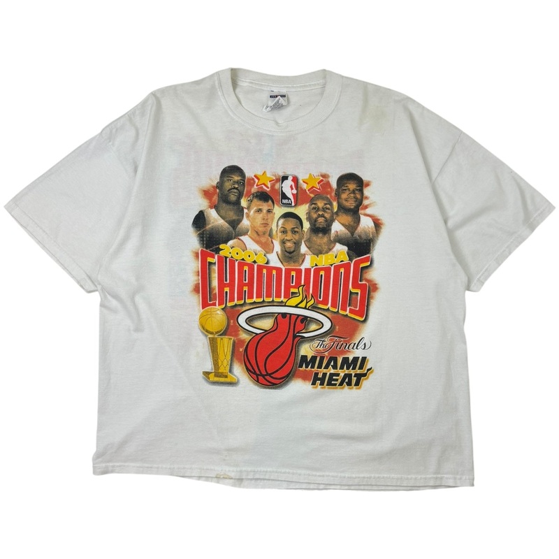 Vintage 2006 Miami Heat NBA Champions T-Shirt White