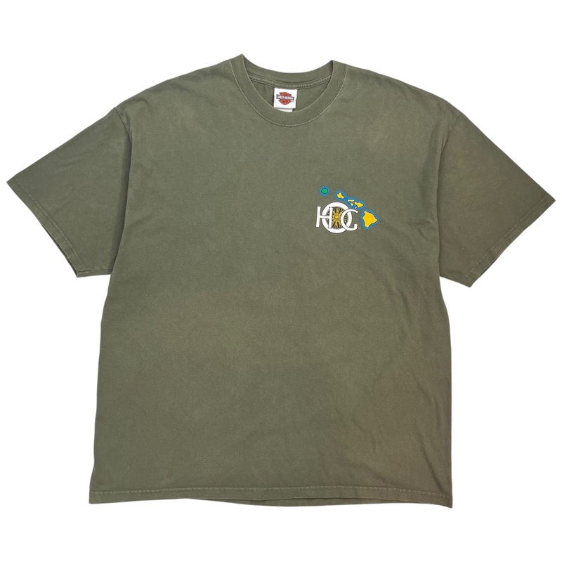 Vintage Harley-Davidson of Kauai Tee Army Green