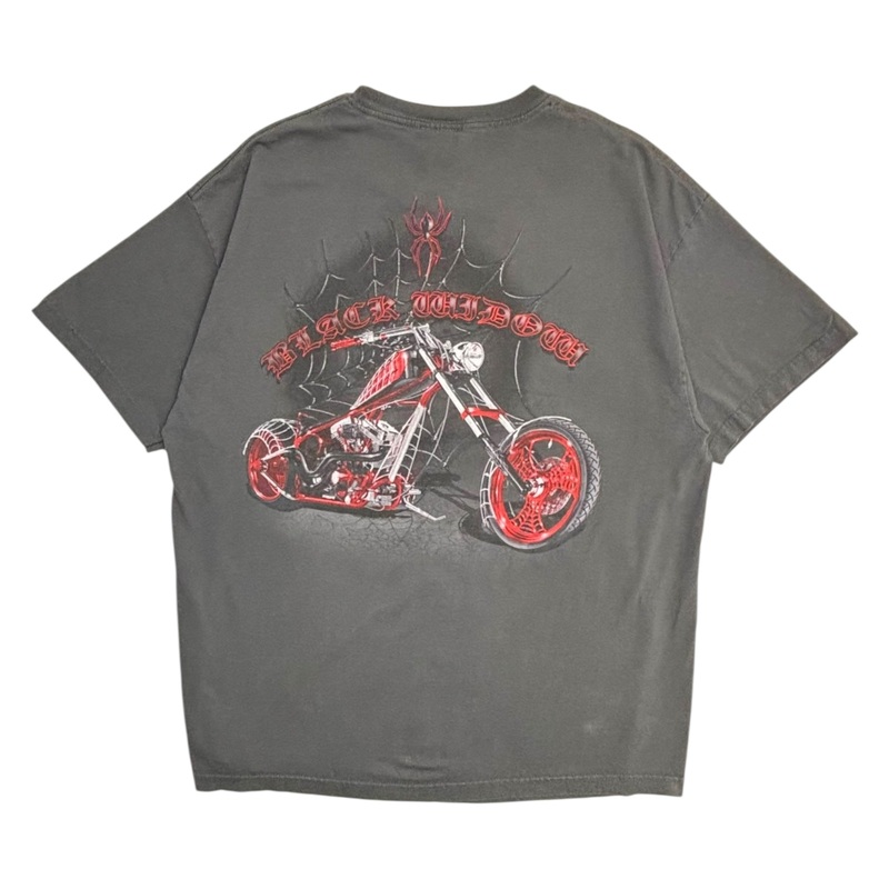 Vintage Y2K American Chopper Black Widow T-Shirt