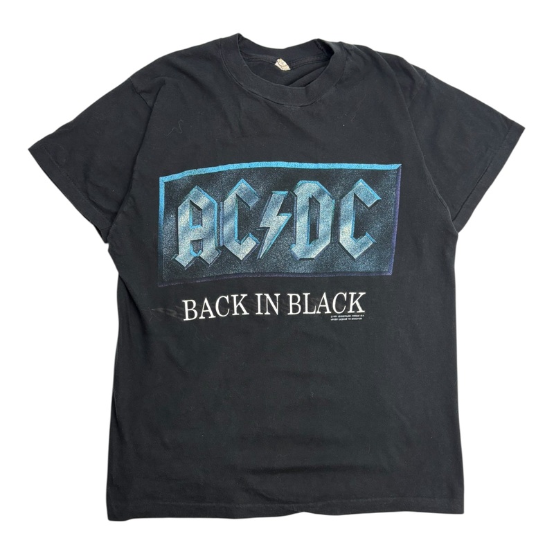 1991 AC/DC Back In Black World Tour T-Shirt