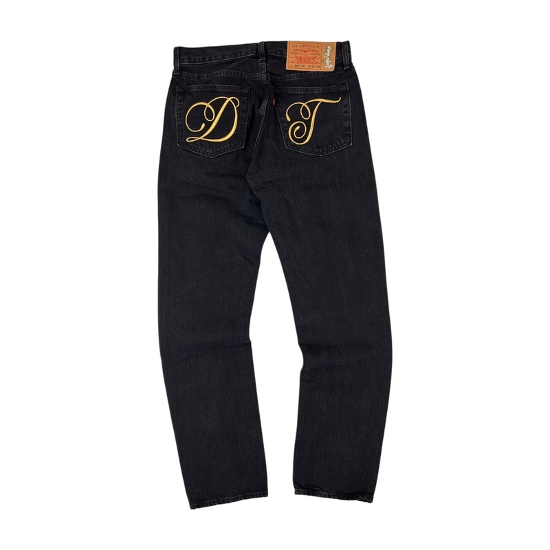 Denim Tears x Levis DT Script Jeans Black