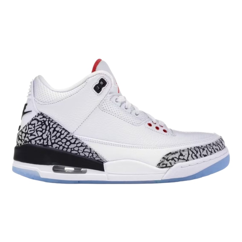 Jordan 3 Free Throw Line White Cement (Used)