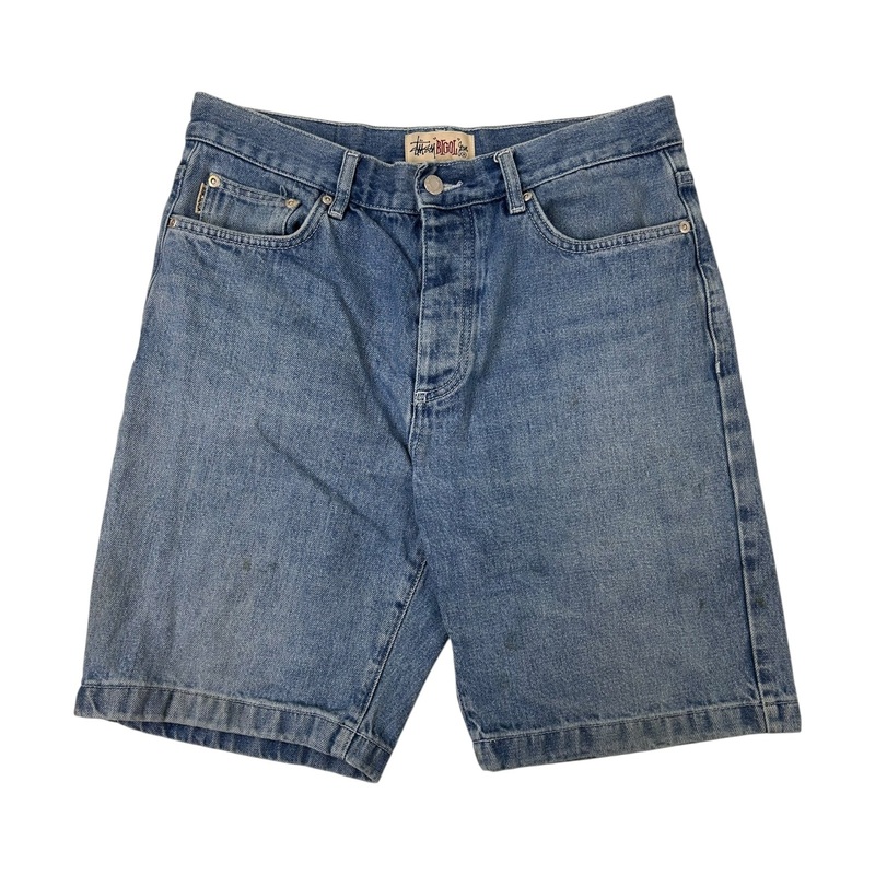 Stssy Big Ol Jeans Shorts Light Wash