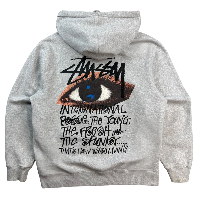 Stussy Ocular Hoodie Grey|L