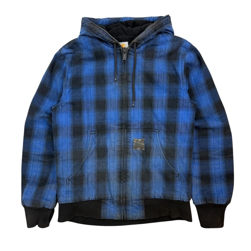 Vintage Carhartt Active Jacket Plaid Blue