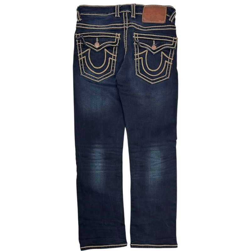 Vintage Y2K True Religion Chain Stitch Embroidered Bottoms
