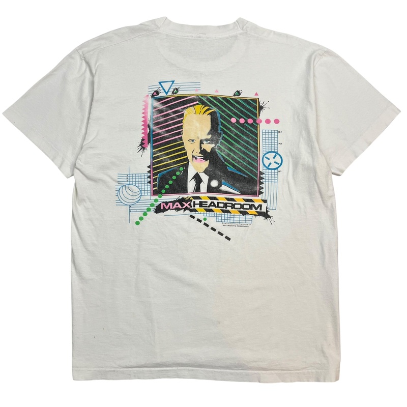 1987 Max Headroom Tee White|XL