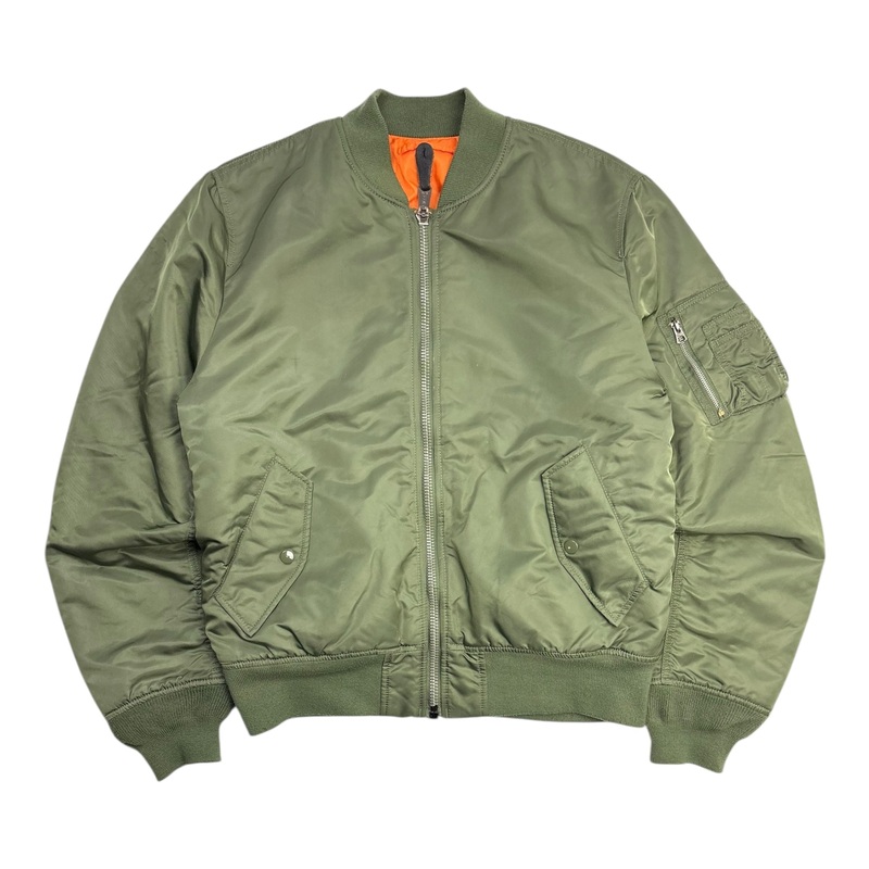 Alpha Industries MA-1 Reversible Bomber Jacket Olive/Orange