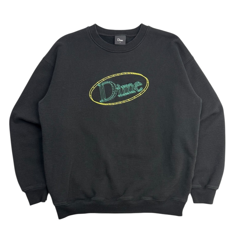Dime Crewneck Black|L