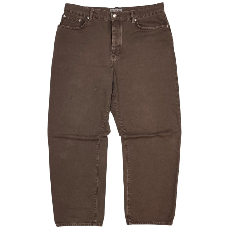Stussy BIGOL Denim Pants Brown