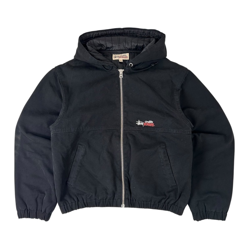 Stussy Canvas Work Wear Jacket Black