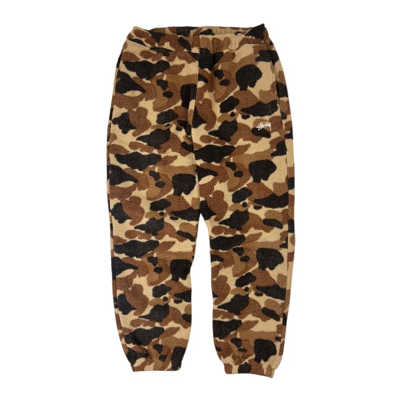 Stussy Fleece Pants Camo|M