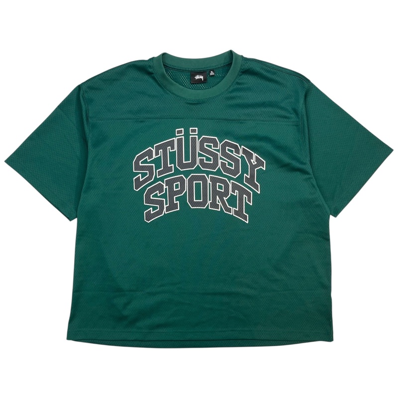 Stussy Sport Mesh Jersey Green