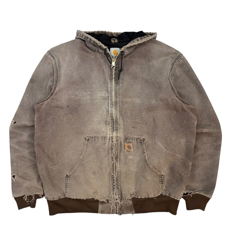 Vintage Carhartt Active Jacket Faded Brown
