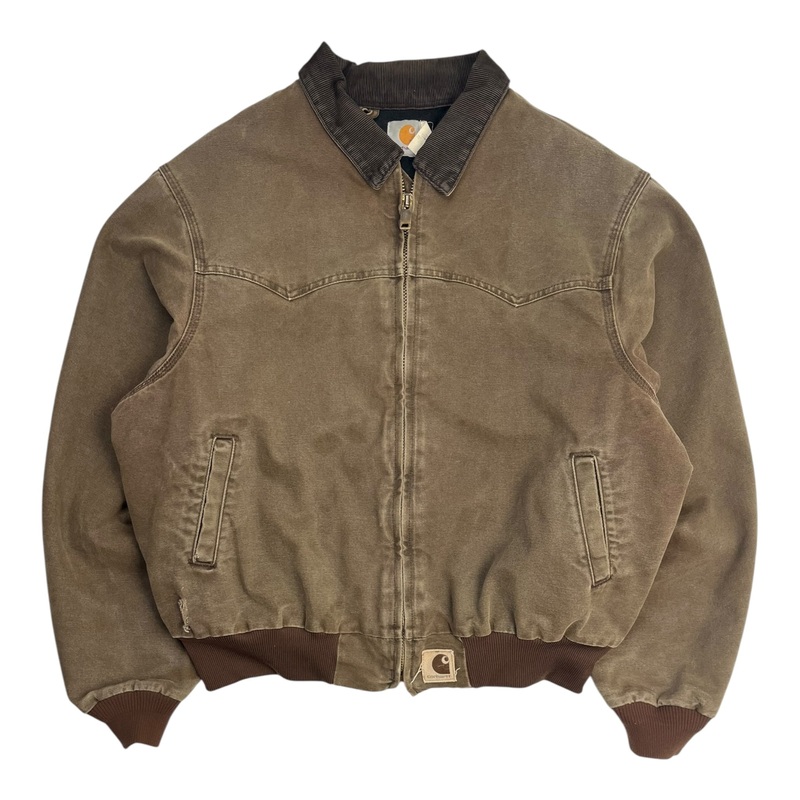 Vintage Carhartt Santa Fe JQ23 Jacket Green / Brown