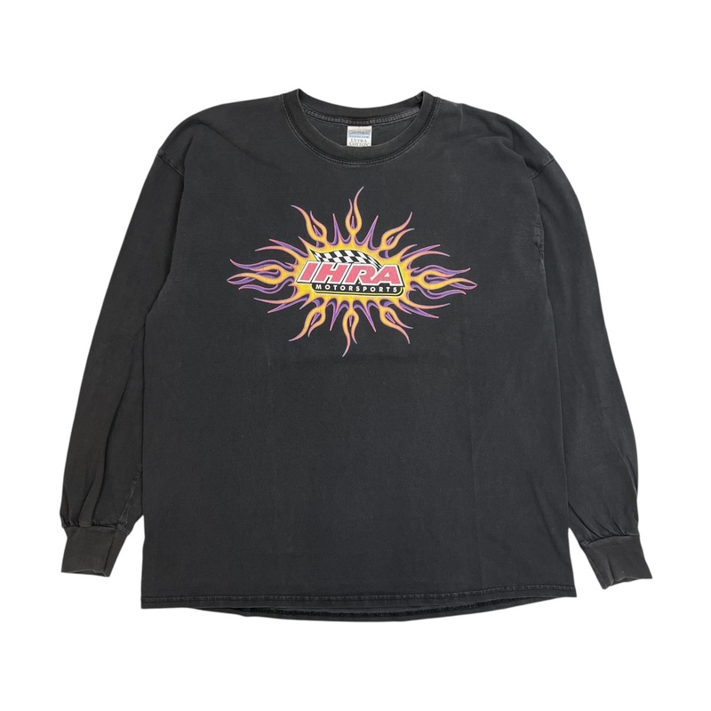 Vintage IHRA Motorsports L/S Tee Faded Black
