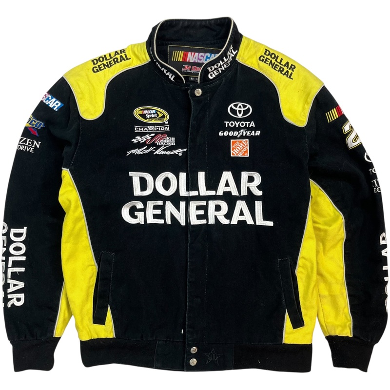 Vintage NASCAR Matt Kenseth Racing Jacket Black